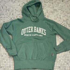 Outer Banks North Carolina Green Hoodie Sweatshirt with Pocket